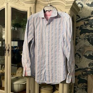 Robert Graham cotton Button Down Shirt L
